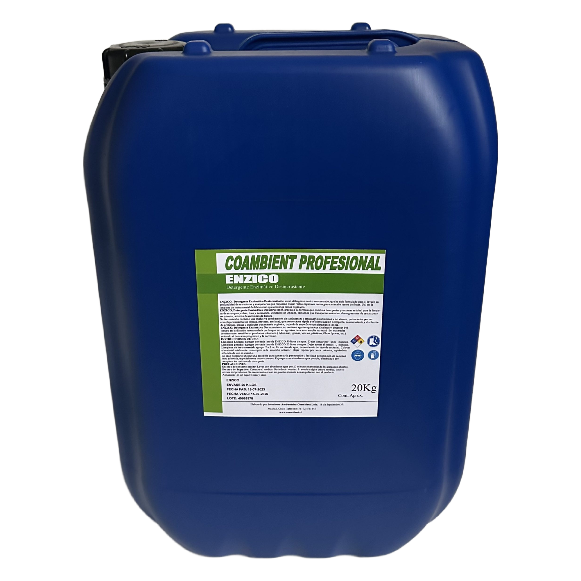 ENZICO DETERGENTE PARA CONTROL DE LISTERIA Y BIOFILM